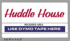 Huddle House badge